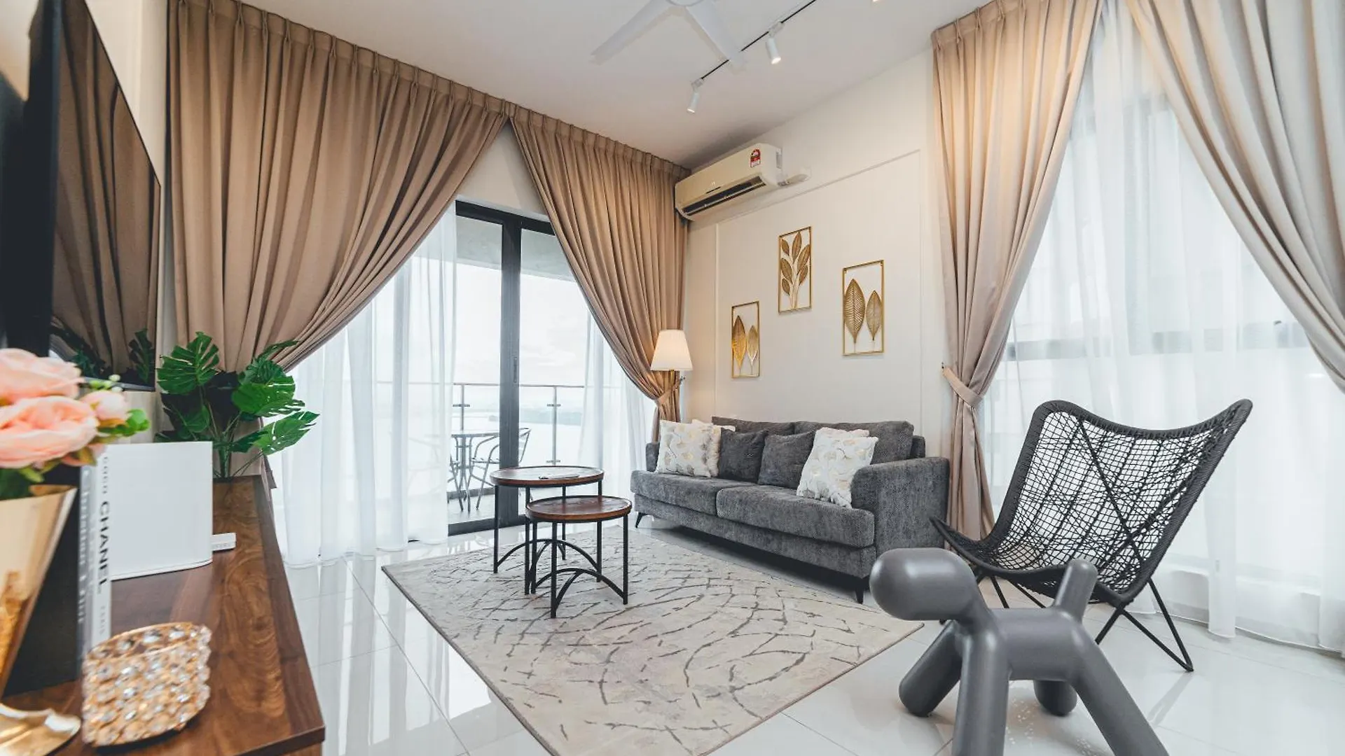 아파트 Danga Bay Harmony Hideout 3Br 8Pax Balcony Seaview By Our Stay 조호르 바루