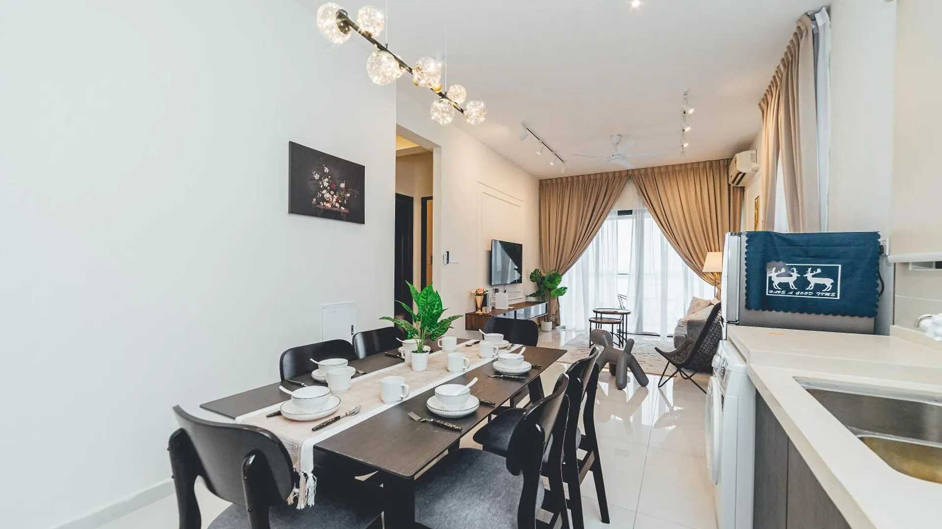 아파트 Danga Bay Harmony Hideout 3Br 8Pax Balcony Seaview By Our Stay 조호르 바루